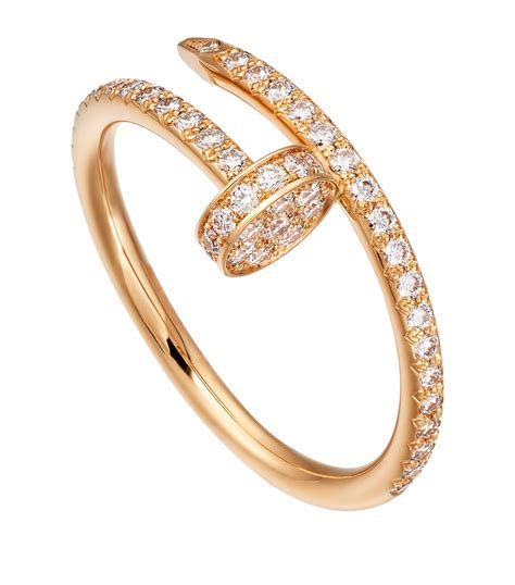 cartier rose gold diamonds